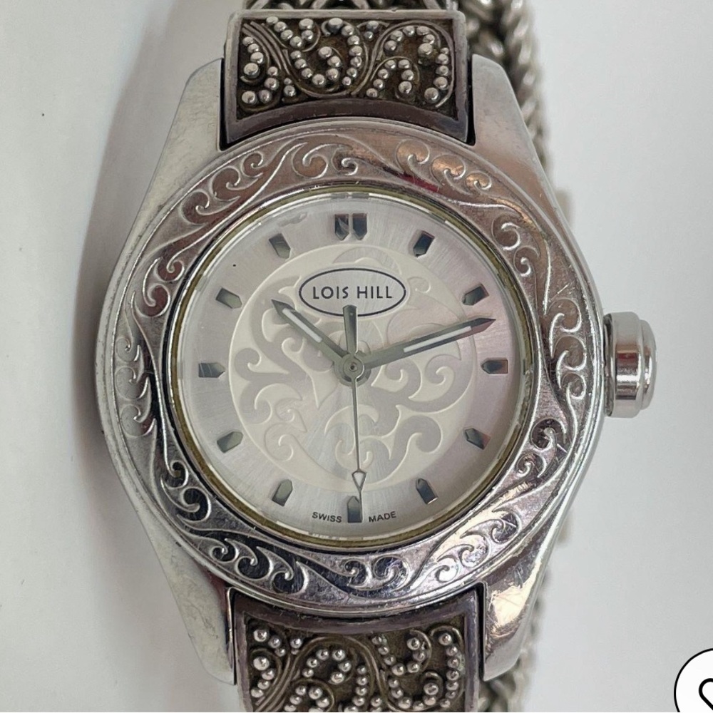 lois hill sterling silver womens watch my rolex isnt included